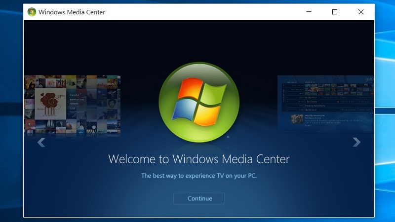 Windows media center