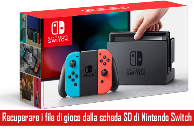 Nintendo Switch SD Carta Dati Recupero