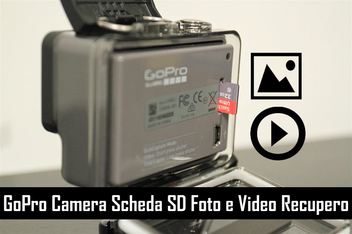 GoPro Camera Scheda SD Foto e video Recupero