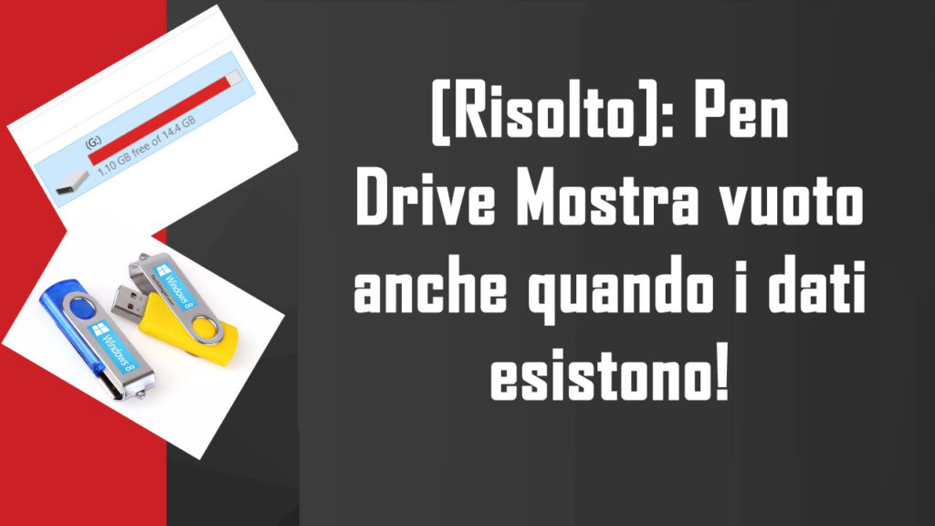 Pen Drive Mostra vuoto anche quando i dati esistono