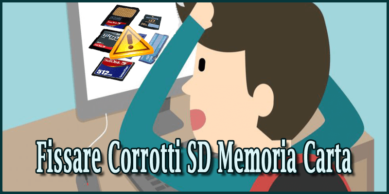 Fissare Corrotti SD Memoria Carta