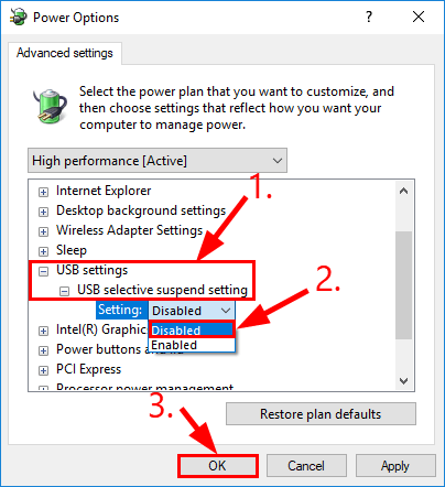 USB continua a disconnettersi e riconnettersi