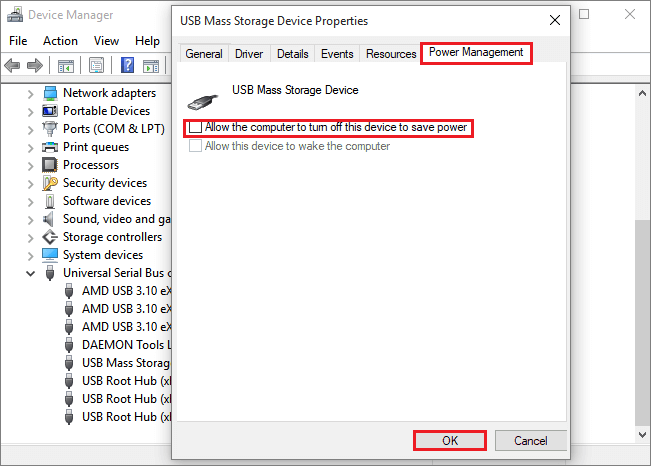 USB continua a disconnettersi e riconnettersi