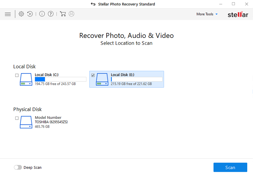 Passi Per Recuperare video File utilizzando video Recupero Attrezzo-1