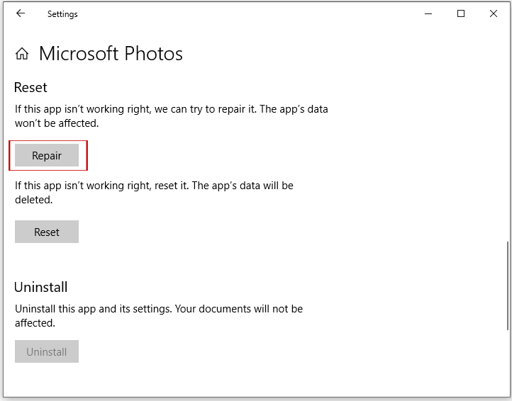 Non può Apri File JPG in Windows 10