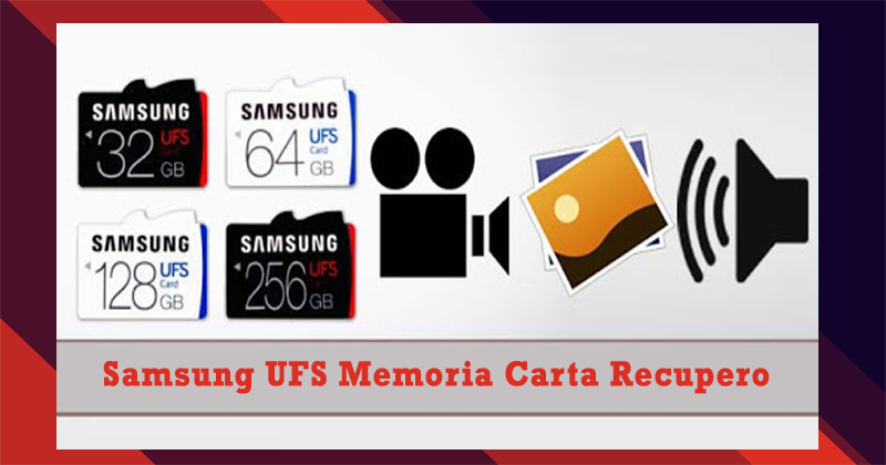 Samsung UFS Memoria Carta Recupero