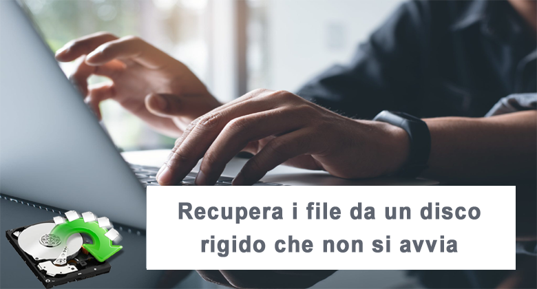 recuperare i file da un disco rigido che non si avvia