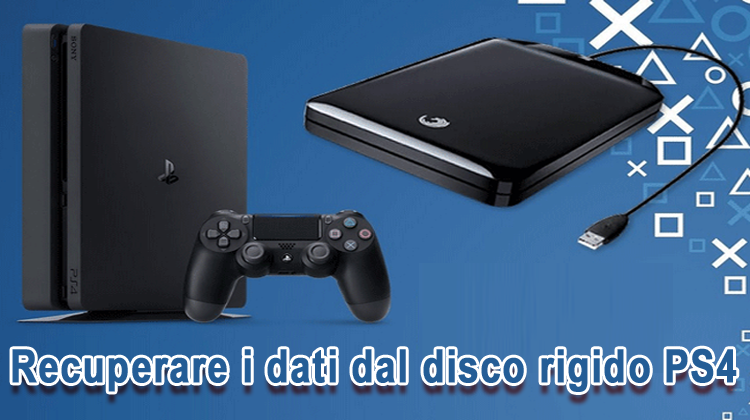 recuperare i file cancellati da PS4