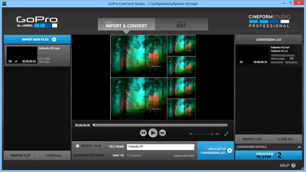 Aggiustare video Non riesce Per importare in GoPro Studio