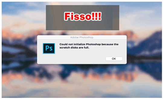 Non potrebbe Inizializza Photoshop Perché Il Graffio Dischi sono pieni