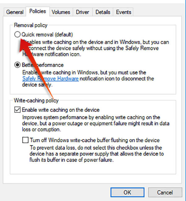 una USB lampeggiare guidare