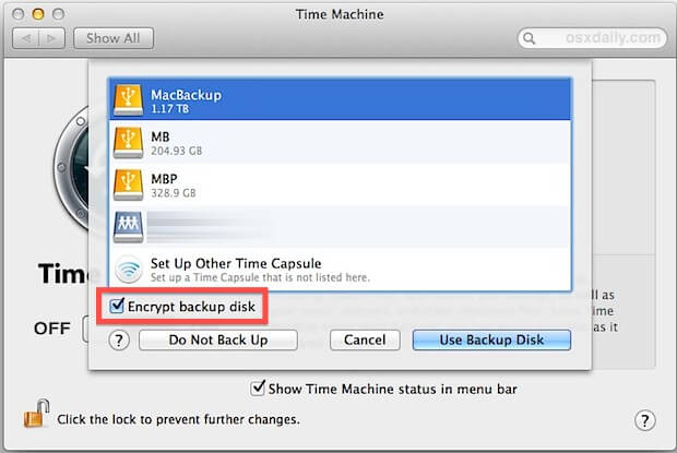 Aggiustare tempo Macchina Non posso Trova disco backup su Mac