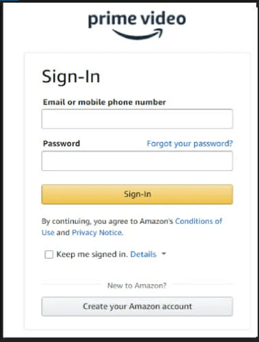 codice di errore 5004 di Amazon Prime